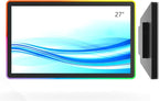 GreenTouch 27 Inch LED-Framed Touch Screen Monitor with HDMI+VGA+DP Interface, PCAP Touchscreen Monitor for self-Service Kiosk