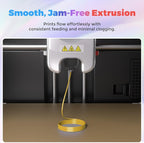 Flashforge 3D Printer Filament Silk PLA 1.75mm 1kg Spool-Dimensional Accuracy +/- 0.02mm (Gold)