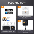 Dual Lens Endoscope with Light, Teslong USB-C Inspection Camera with 8+1 LED Lights, Flexible Waterproof Fiber Optic Snake Scope Compatible with iPhone 15, Android(16.5FT)