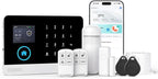 LWOHSI Home Security Alarm System,Wireless 4G/WiFi Home Security Systems with Door/Window Sensor,Tuya APP Alerts,24/7 Professional Monitoring,Work with Alexa and Google,DIY Customized Installation