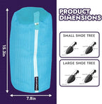 Wash Express Shoe Cleaning Kit: Shoe Washing Bag (2pcs), Mesh Laundry Bag for Shoe Dryer and Adjustable Shoe Trees (5 pc kit)