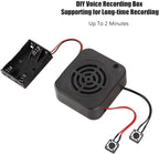 Voice Recording Box, 2/4 Minutes 3W DIY Personalized Practical with 2 Control Buttons Clear Sound for Stuffed Animals/Gift/Toy Message Recording Module(#1)