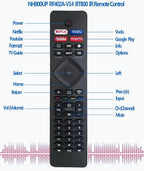 NH800UP RF402A-V14 Universal TV Remote Replacement for Phillips Remote Control for TV, for Philips Smart TV Android LED with LCD 4K 43PFL5766/F7/F7 55PFL5604/F7 55PFL5704/F7 65PFL5504/F7 65PFL5704