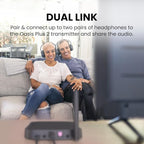 Avantree Oasis Plus 2 Bluetooth 5.3 Transmitter for TV w/Optical or AUX Output, Wireless Adapter for Headphones/Speaker, aptX-Adaptive, Remote Volume Control, Soundbar Passthrough