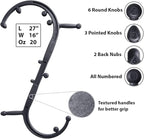 Body Back Buddy Elite – USA Made – Trigger Point Massage Tool, Shoulder Neck Back Handheld Self Massager, Manual Massage Cane, Hook, Muscle Knot Remover with Instructions, Patented (Black)