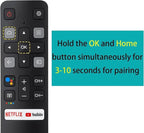 New OEM Replacement Remote RC802V FNR1 fit for TCL TV 40S334 50S434 55S434 75S434 40S330 70S430 32S334 55S435 50S435 43S43432S6500A 65P8S 65P8 55P8S 49S6800FS 49S6800 32S6500S 32S6800S 32S6510S 32A325