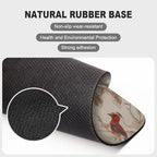 Beige Garden Neutral Floral Square Mouse pad, Texture, Waterproof, Anti Slip Rubber Base, Computer Mouse pad, Laptop Mouse pad