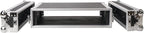 Sound Town 2U PA/DJ Rack/Road Case, 2-Space, with 16” Rackable Depth, Plywood, Metal Ball Corners - Pro Tour Grade (STRC-2U)