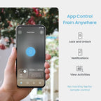Lockly Secure Link Wi-Fi Hub for Smart Lock, Wireless Access Point, Compatible with Google Assistant & Alexa, Enables Remote Control and Monitoring