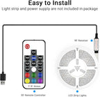 DAYBETTER RF Wireless Remote LED Controller, DC 5V to 24V for LED Strip Lights, 17 Keys Wireless Remote Control Dimmer Controller, Mini 4-Pin RF LED Controller