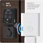 Lockly Secure Link Wi-Fi Hub for Smart Lock, Wireless Access Point, Compatible with Google Assistant & Alexa, Enables Remote Control and Monitoring