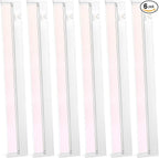 24" 6Pack Hardwired Under Cabinet LED Light Plug in, 16W 1200LM, 3CCT (3000K/4000K/5000K), Rotatable 45°, Connect Up to 10 Fixtures, Under Counter Lights Linkable for Kitchens and Offices,YT-4208-22-6
