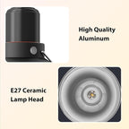 REPWILD Reptile Light Fixture with Dimming Thermostat, 8.5 Inch Deep Dome Lamp Fixture with Temperature Controller for Bearded Dragon, Turtle, Snake and Lizard Tanks, Max 150W