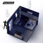 SECRUI Door Chime, Door Open Sensor Chime for Business/Home When Entering, Adjustable Volume, Easy Installation, 400ft Range, 52 Chimes, M508+D7