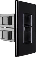 OSD Audio 300W Sleek, Modern, Minimalist Design in Wall Volume Control, Slider Black Impedance Matching SLS300