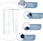Transparent Plastic Doorbell Rain Cover , All Models Waterproof Protector Shield For Ring 1/2/3/4/2020/Pro/Pro 2/ Video Doorbells
