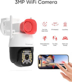 VSTARCAM 2K Smart Outdoor Surveillance Camera, AI Detection & Real-Time View