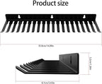 EINCORN Professional Grades Cable Storage Rack 20 Slot Wall Organizers for Guitar Sounds Video Wires Thick Carbon Steel Construction Workshop Cable Management
