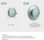 POPMAS Metal Wall Plate Cover Compatible with 2020 New Google Nest Thermostat Kit Thermostat Accessory (Fog)