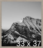 Frame It Easy 33 x 37 Rustic Gray Wood Frame (Derby)