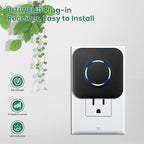 Wireless Driveway Alarm, Outdoor Weatherproof Motion Sensor & Detector with 600ft Range, Microwave Infrared Home Security Alert System for Driveway/Garage/Indoor/Outdoor (1 Receiver+2 Sensors)