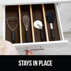 GORILLA GRIP powerGRIP Drawer Shelf and Cabinet Liner, Thick Strong Hold, Non-Adhesive Liners Protect Kitchen Cabinets and Cupboard, Bathroom Drawers, Easy Install, Breathable Mat, 20" x30', Chocolate