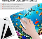 Underwater World of The Ocean Square Mouse pad, Texture, Waterproof, Anti Slip Rubber Base, Computer Mouse pad, Laptop Mouse pad