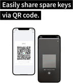 CANDY HOUSE Sesame 5, Smart Lock, Bluetooth Electronic Deadbolt, Auto-Lock, Keyless Entry Door Lock for Front Door, Fits Your Existing Deadbolt, for Airbnbs Vacation Rentals