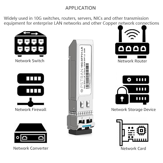OPSTRAN 10GBASE-LR SFP+ Optical Transceiver Module Compatible with Cisco SFP-10G-LR SFP-10G-LR-S SFP-10G-LR-X 10G SFP+ LR 1310nm 10km DDM Duplex LC SMF