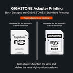 [5-Yrs Free Data Recovery] Gigastone 512GB Micro SD Card, 4K Camera Pro, A2 V30 UHS-I U3 C10, Up to 150/120MB/s, for Smartphone, GoPro, Action Cam, 4K UHD Video, with Adapter & USB-C Card Reader