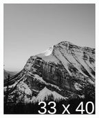 Frame It Easy 33 x 40 White Wood Frame (Derby)