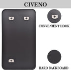 Bathroom Mirror, 60 x 30 inch Black Rectangle Wall Mirror, Metal Frame Rounded Corner Vanity Mirror, Large Wall Mounted Mirrors for Over Sink Bedroom Living Room Horizontal Or Vertical Mounting