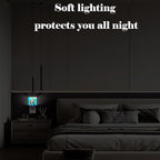 FSHVQKD Watercolor Wild Turtle Night Light,Plug Into Wall for Boys Girls Bedroom Decorative Square Night Light Lamp 0.5w Sleep Friendly