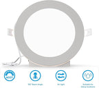 INFIBRITE 6 in Slim Recessed LED Downlight with Night Light 5CCT Selectable White New Construction 12 Watt 1050LM Triac Dimmable 24 Pack