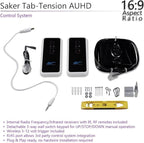 Elite Screens Saker Tab-Tension AcousticProUHD RC1 Kit, Acoustically Sound Transparent Projector Screen, SKT150UH2-E12-AUHD
