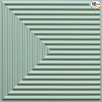 From Plain To Beautiful In Hours 9004 Depth Tier PVC 12 in x 12 in Peel and Stick Wall Panels (Covers / 10 sq.ft), Edge Water, 10 Piece