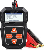 KONNWEI KW208 12V Car Battery Tester, Battery Load Tester Automotive 12V Alternator Starter Tester Digital Auto Battery Analyzer Charging Cranking System Tester for Car Truck Marine Motorcycle Boat
