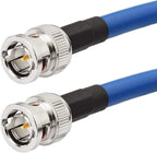 Superbat BNC SDI Cable 6ft, 3G/6G/12G (Belden 1694A) 75 Ohm BNC Male Cable Supports HD-SDI/3G-SDI /4K/8K Video,Precision SDI Jumper (1Pcs)