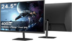 KTC 24.5 inch 400Hz 240Hz Gaming Monitor | Fast IPS 1ms | FHD 1080P Monitor | HDR 400 128% sRGB | HDMI x2, DP x2 |Tilt Adjustability Silver-Gray VESA 360Hz Monitors H25X7