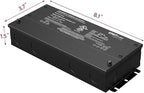 EMITEVER Dimmable Led Driver, 2 Packs 100W AC 110V-277V to DC 24V Transformer, 5-in-1 Dimming: ELV/MLV/TRIAC / 0-10V / 1-10V / 10V PWM/Potentiometer, Waterproof IP67 and UL Listed