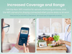 Babysense HDS2 5” HD Non-WiFi Baby Monitor Bundle with FullPeek WiFi Camera (2 Items)