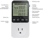 KETOTEK Humidity Controller Outlet Plug with Sensor, Digital Humidistat Switch 120V with Alarm for Greenhouse Mushroom Humidifier Dehumidifier