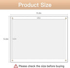 Kalami 3 Pack 11x14 Acrylic Wall Mount Picture Frame Self Adhesive, Floating Frameless Clear Photo Frame for Diploma Certificate Degree Document Display Gallery Wall-Full Frame Size 12.4x15.4