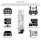 OPSTRAN 1000BASE-SX SFP Optical Transceiver Module Compatible with Extreme 10051H 10051 10071 10071H 850nm 550m DDM Duplex LC MMF 4pcs/Pack