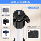 suptek Projector Stand 360°Swivel, Height Adjustable 36.6-46.8inch, Mini Projector Mount Bracket, Compatible with Home Office Video Vlog DVR Camera, PR001FW