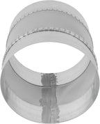 Repa Market 6" Inch Flexible Vibration And Noise Reducing Coupler - Female Fit Duct Connector – Galvanized Steel Coupling for Joining Two Male Duct Fittings – HVAC Ventilation Inline Joint