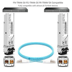 OPSTRAN 1000BASE-SX SFP Optical Transceiver Module Compatible with Fortinet FN-TRAN-SX FG-TRAN-SX FR-TRAN-SX 850nm 550m DDM Duplex LC MMF 10pcs/Pack