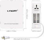 LVYUAN 1000W 110/120V to 220/240V Voltage Converter Step Up Transformer Electrical Converter with Circuit Breaker Protection for Euro China Korea Appliances[3 Year Warranty]