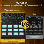 MAONO Podcast Equipment Bundle Audio mixer All-in-One Podcast Production Studio with 3.5mm Microphone for Live Streaming, Recording, PC, Smartphone, DJ MaonoCaster Lite (AU-AM200-S1)
