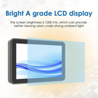 10.1 Inch 1000 Nits Sunlight Readable Multi Touch PCAP Open Frame Touch Screen Monitor, Industrial LCD Display with 1280x800 Black